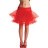 View Item 18"-35" Waist Red Ruffled Petticoat Fancy Dress Adult Halloween (Standard)